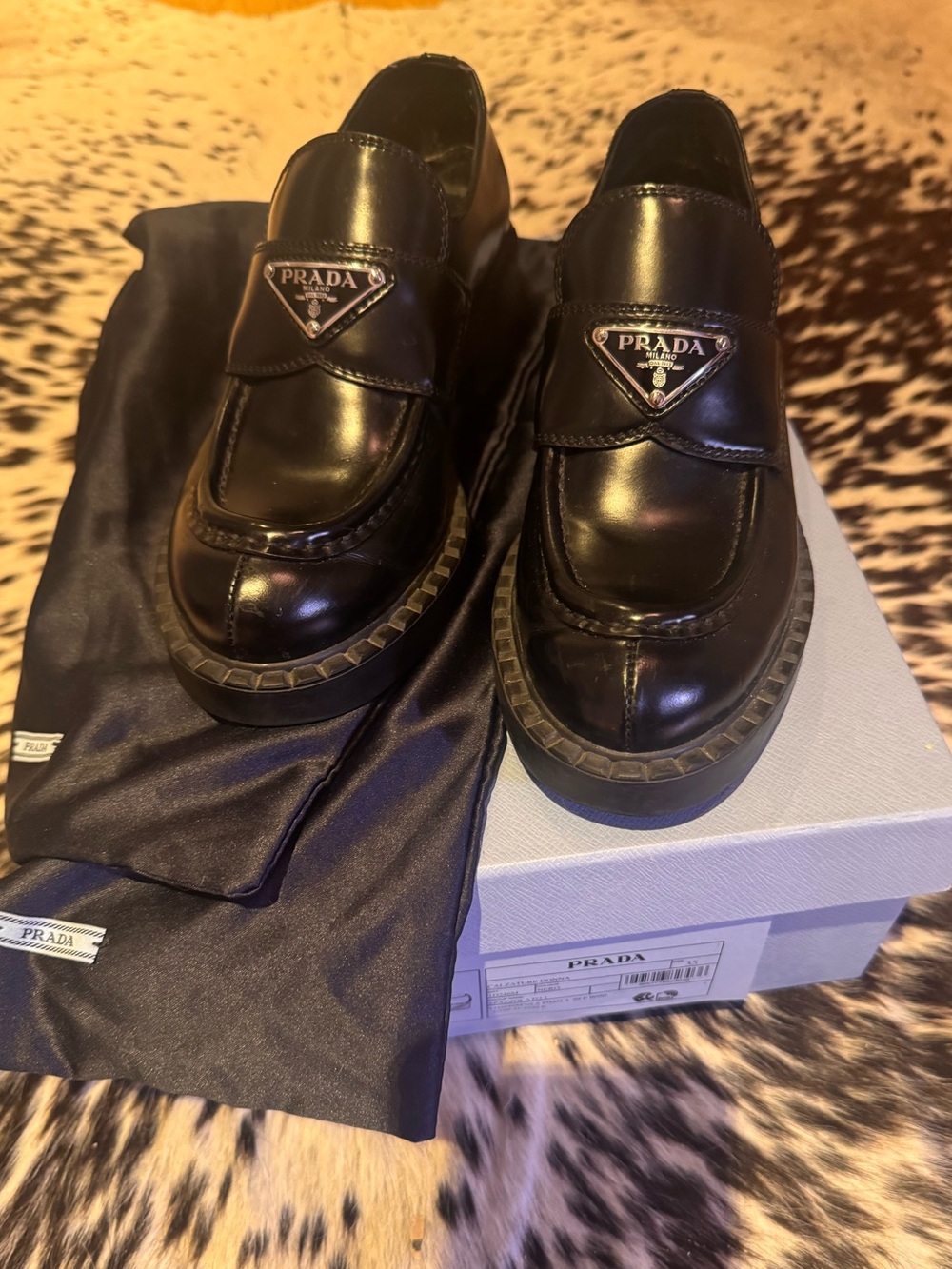Prada Black loafers